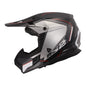 LS2 MX706 COZ Arched Helmet - Black / Silver / Titanium 06