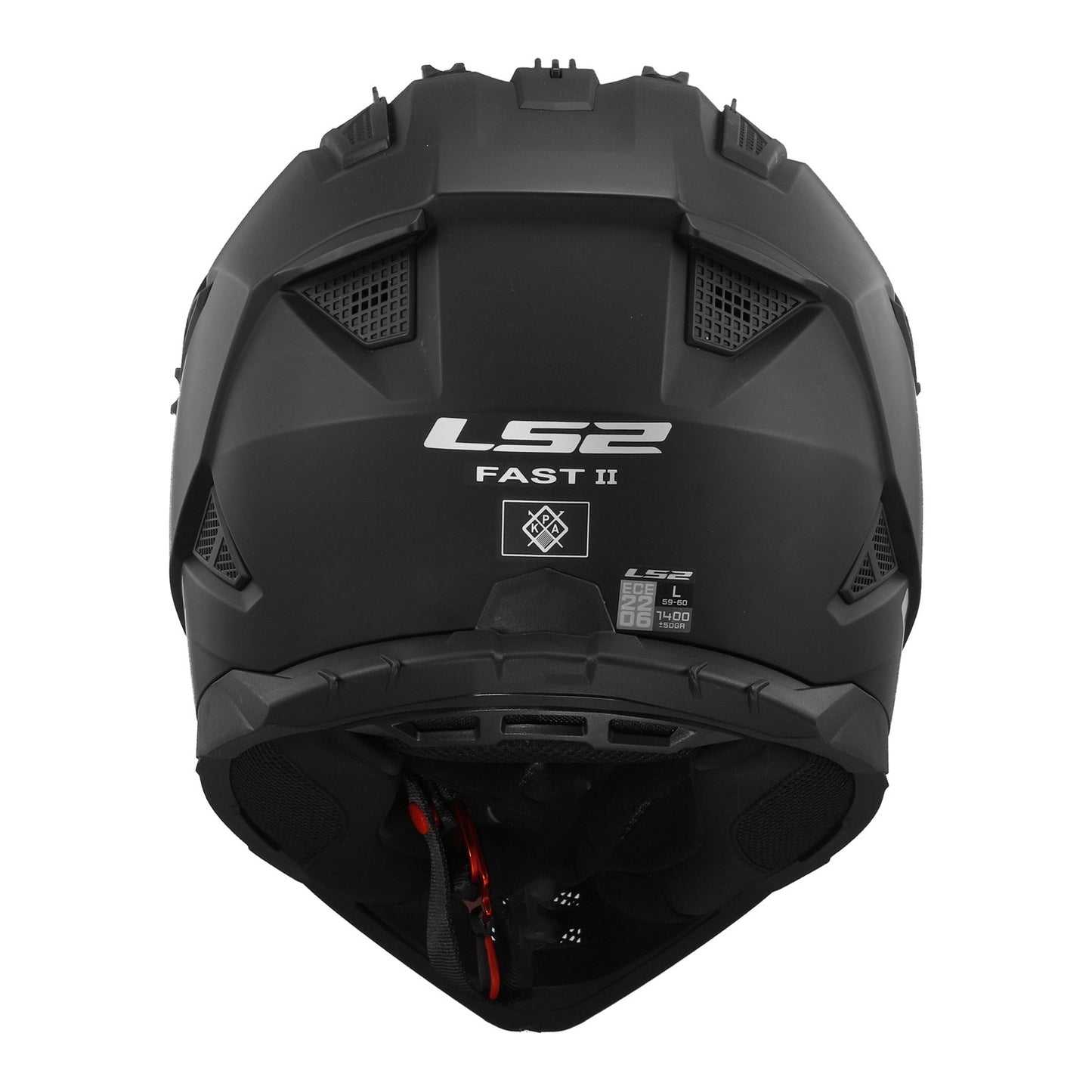 LS2 MX708 Fast II Helmet - Matte Black 06