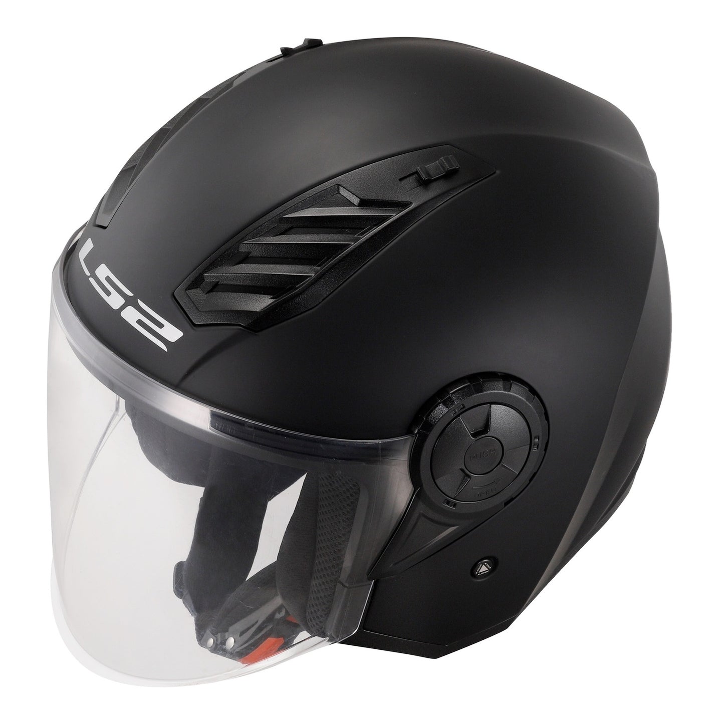 LS2 OF616 Airflow II Helmets - Matte Black 06