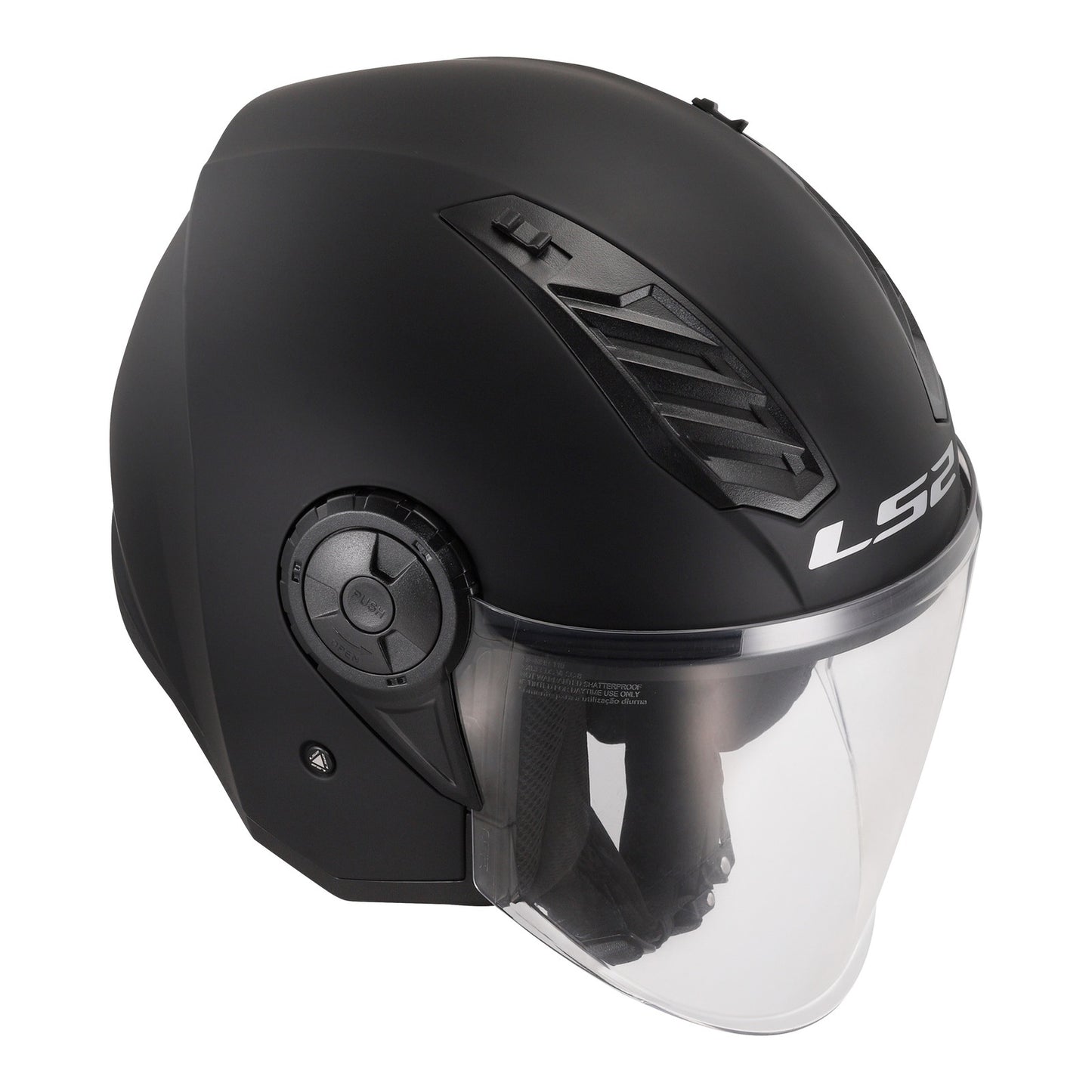 LS2 OF616 Airflow II Helmets - Matte Black 06