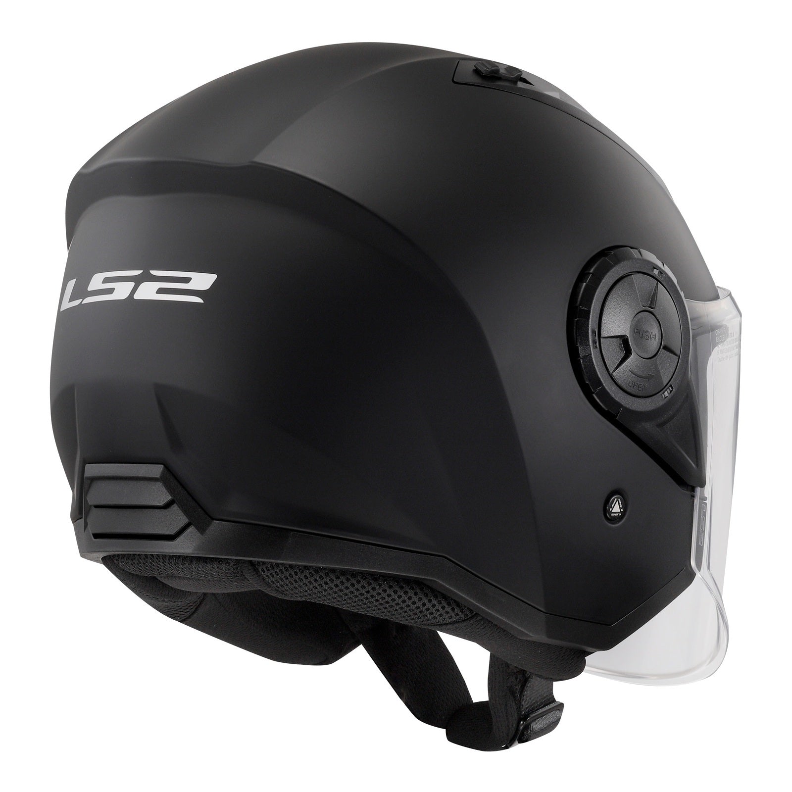 LS2 OF616 Airflow II Helmets - Matte Black 06
