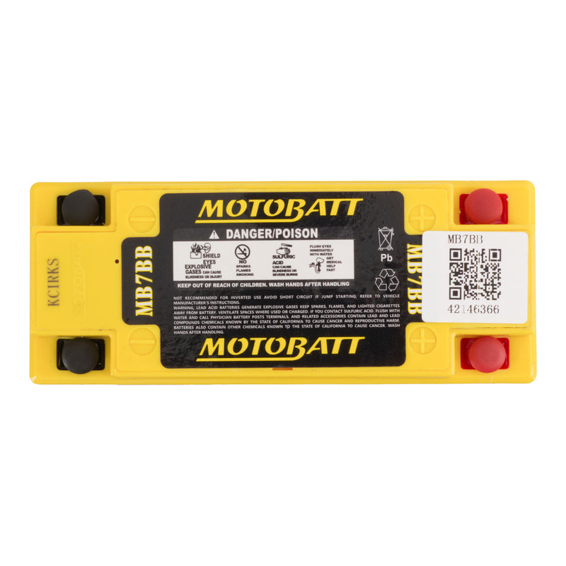 Load image into Gallery viewer, Motobatt Battery Quadflex AGM - MB7BB
