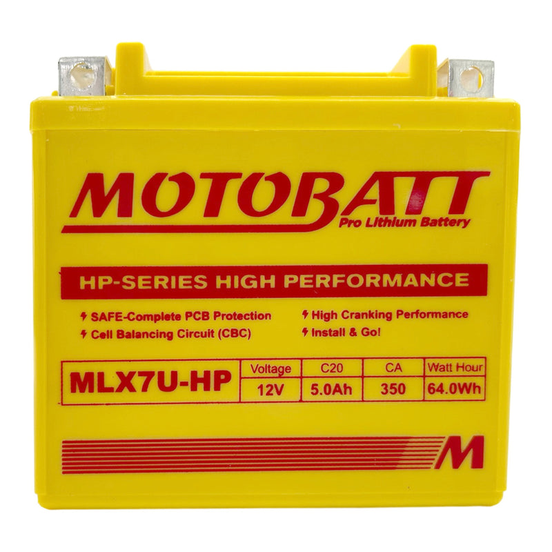 Load image into Gallery viewer, Motobatt Pro Lithium Battery MLX7U-HP *8
