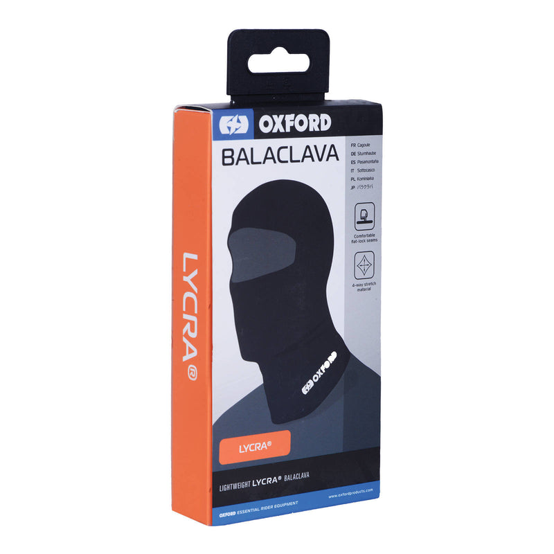 Load image into Gallery viewer, Oxford Balaclava - Lycra (One Size) - Black
