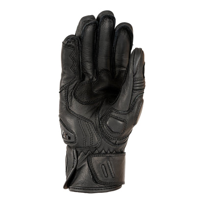 Oxford Cypher 1.0 Short Leather Men's Glove - Stealth Black