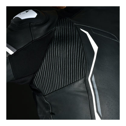 Oxford Nexus 1.0 Leather Men's Jacket - Stealth Black