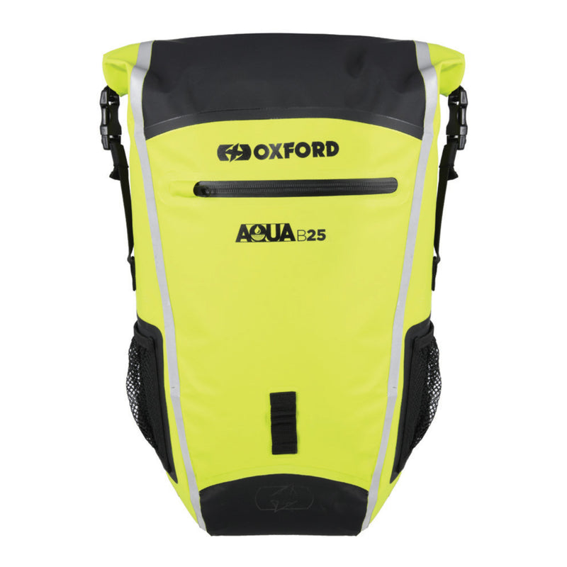 Load image into Gallery viewer, Oxford Backpack Aqua B25 - Black / Fluro Yellow
