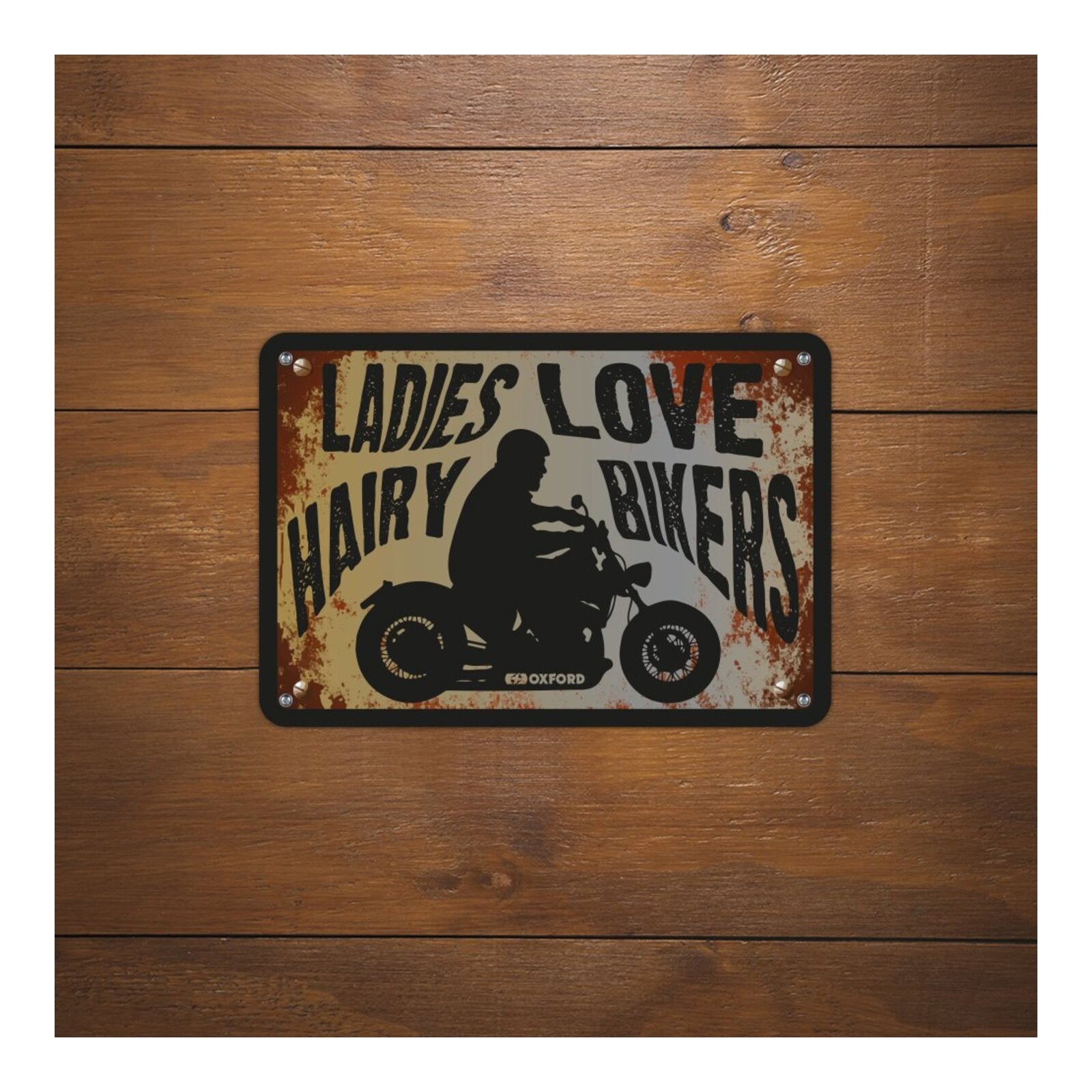 Oxford Garage Metal Sign: Ladies Love Hairy Bikers