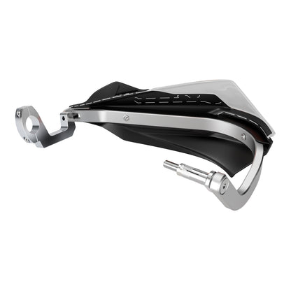 Polisport Trail Blazer Handguard with Metal Bar - Black / White