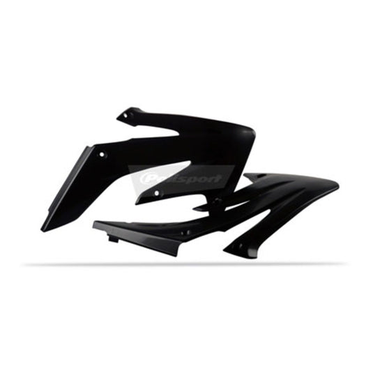 Polisport Radiator Scoops Honda CRF250R ('04-'09) - Black
