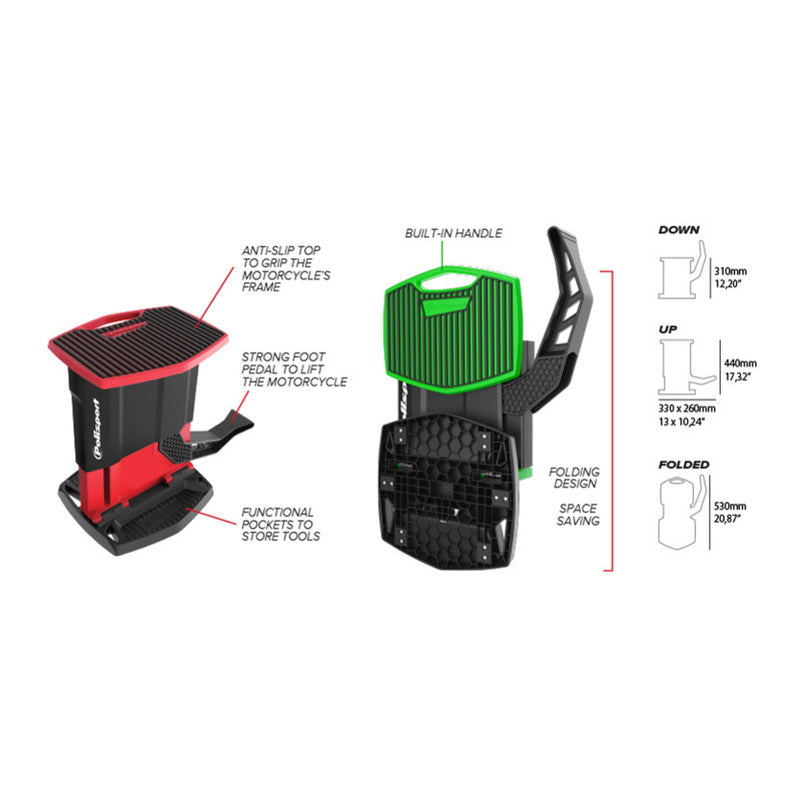 Load image into Gallery viewer, Polisport Bike Lift Stand - Orange
