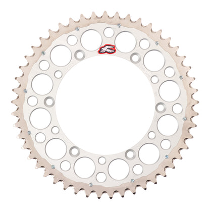 Renthal Sprocket Twinring Silver 48T Bi-Metal Grooved
