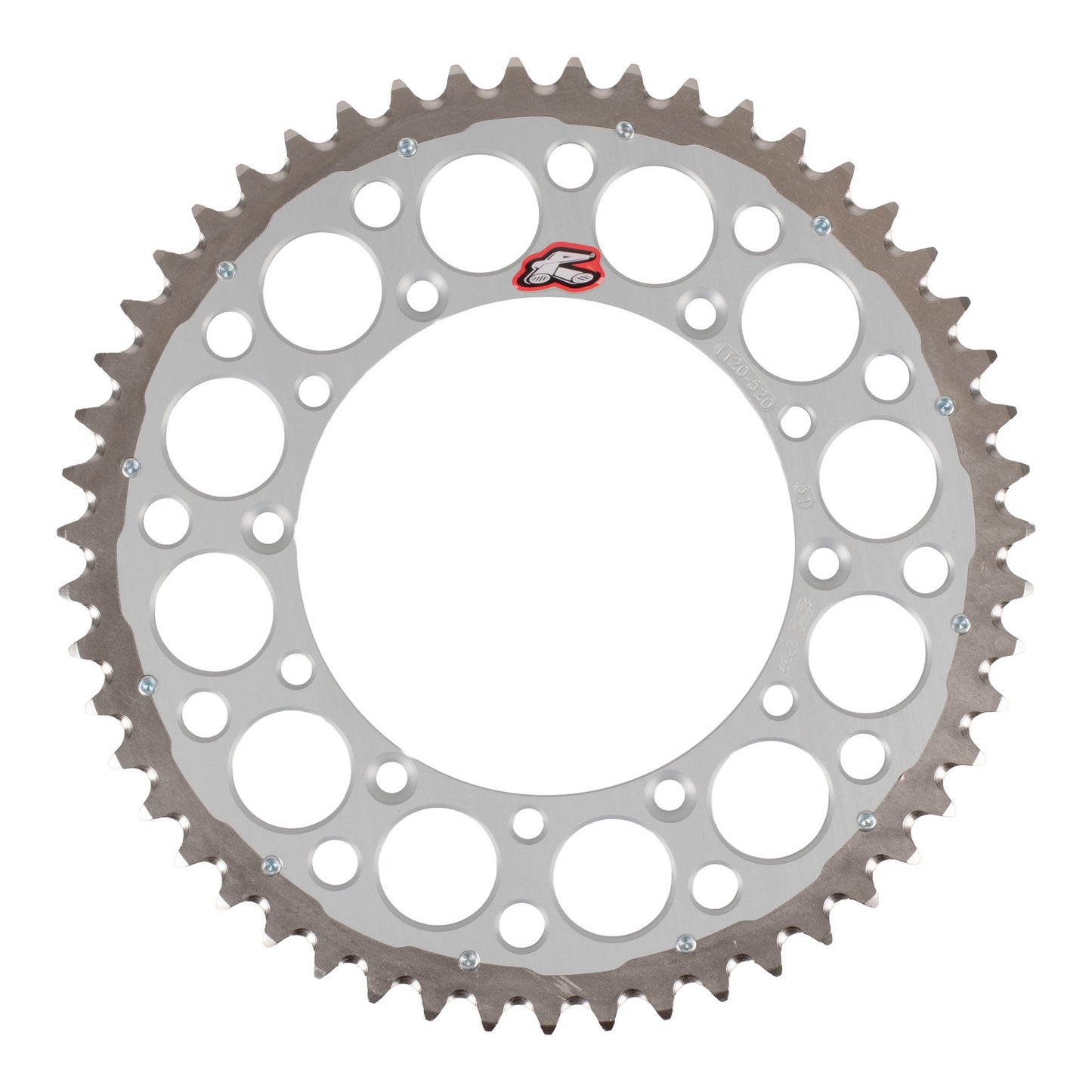 Renthal Sprocket Twinring Silver 49T Bi-metal Grooved Packaged