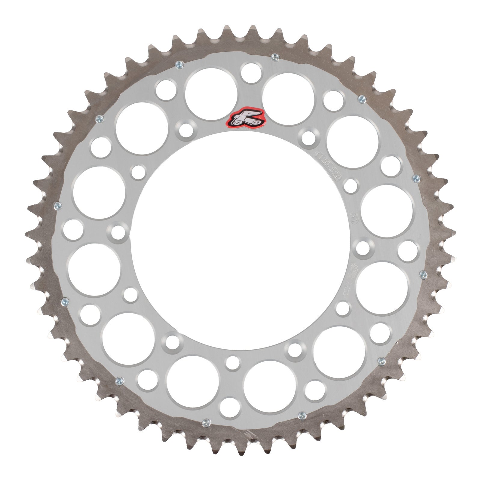 Renthal Sprocket Twinring Silver 49T Bi-metal Grooved Packaged
