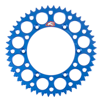 Renthal Sprocket Rear Blue 48T Alloy 7075 T6 Grooved