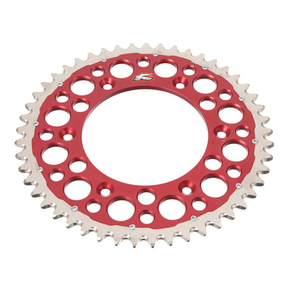 Renthal Sprocket Twinring Red 49T Bi-Metal Grooved