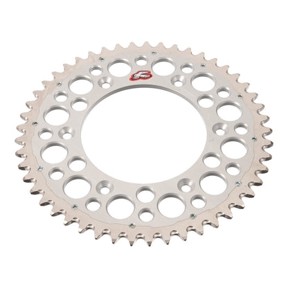 Renthal Sprocket Twinring Silver 49T Bi-Metal Grooved