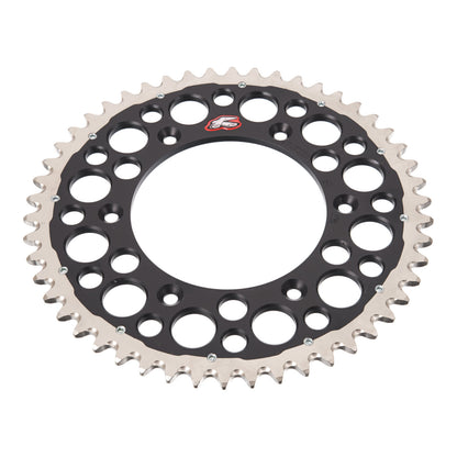 Renthal Sprocket Twinring Black 50T Bi-Metal Grooved