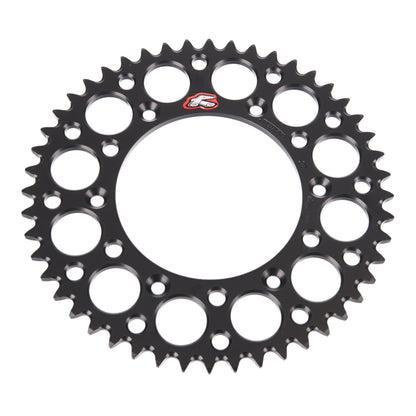 Renthal Sprocket Rear Black 48T Alloy 7075 T6 Grooved