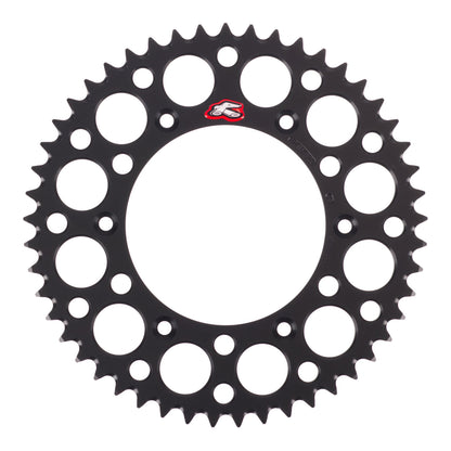 Renthal Sprocket Rear Black 49T Alloy 7075 T6 Grooved