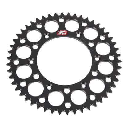 Renthal Sprocket Rear Black 50T Alloy 7075 T6 Grooved