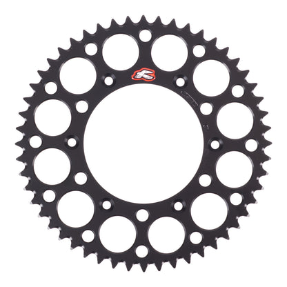 Renthal Sprocket Rear Black 52T Alloy 7075 T6 Grooved
