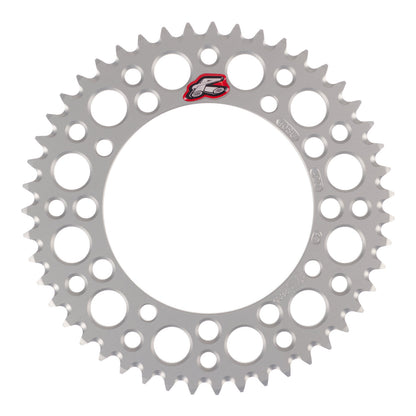 Renthal Sprocket Rear Silver 47T Alloy 7075 T6 Grooved