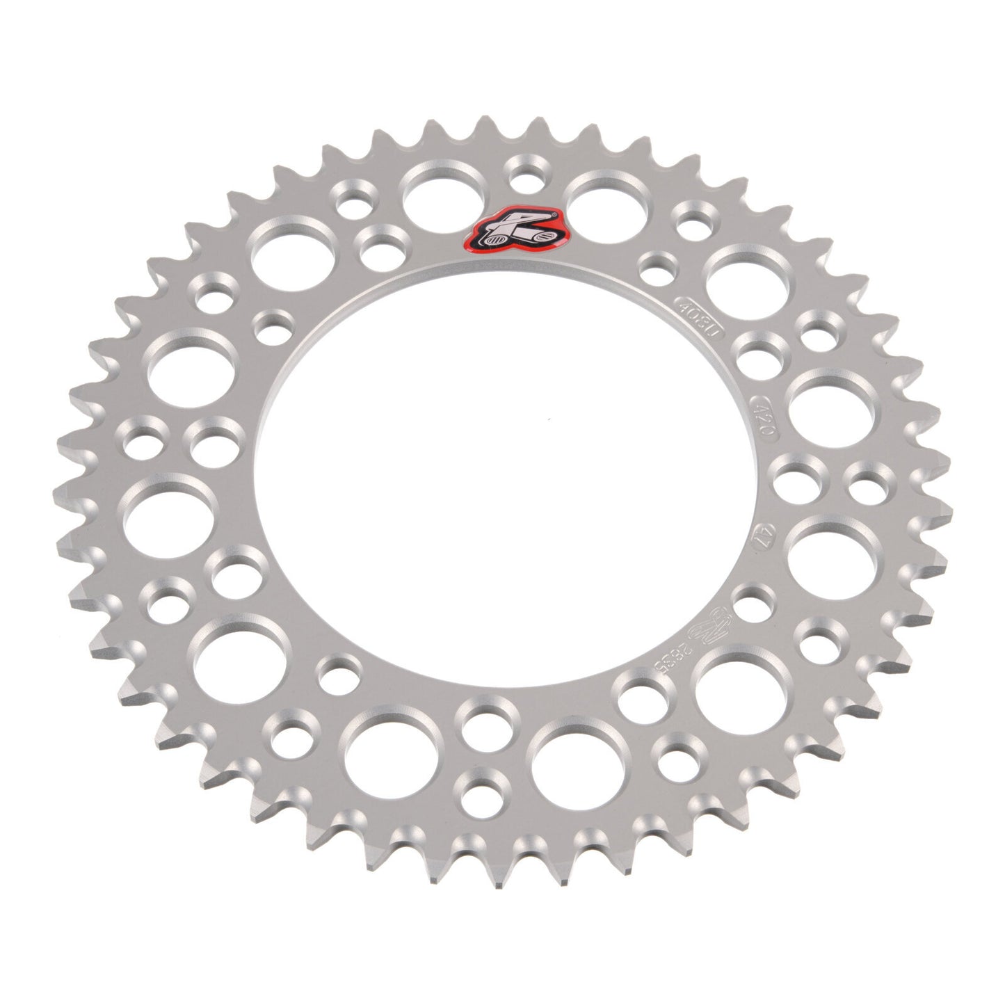 Renthal Sprocket Rear Silver 47T Alloy 7075 T6 Grooved