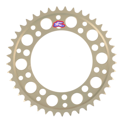 Renthal Sprocket Rear Silver 41T Alloy 7075 T6 Grooved Suzuki