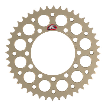 Renthal Sprocket Rear Hard Anodised 44T 44P-HA Ultralight