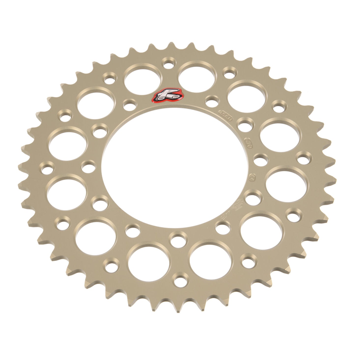 Renthal Sprocket Rear Hard Anodised 44T 44P-HA Ultralight
