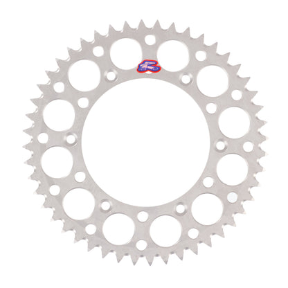 Renthal Sprocket Rear Silver 48T Alloy 7075 T6 Grooved