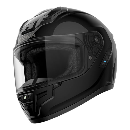Sena Phantom ANC Smart Helmet with Mesh Comms - Gloss Black