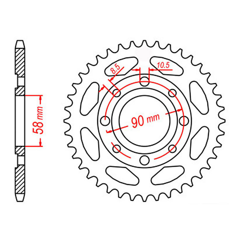 Load image into Gallery viewer, Sprocket Kit Marshin / Kazume Cheetah 200 14-56 - 428KRO 14/56
