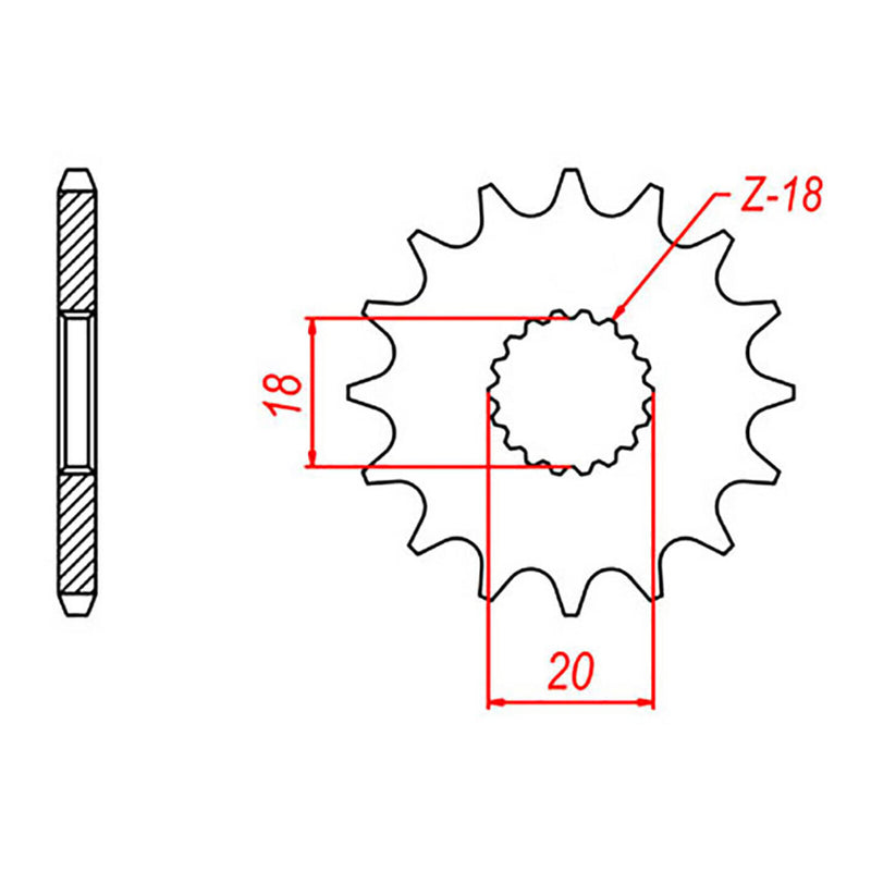 Load image into Gallery viewer, Sprocket Kit Suzuki GN125 - 428KRO 13/50

