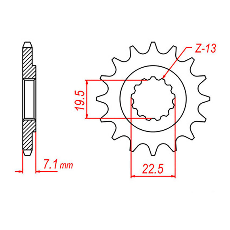 Load image into Gallery viewer, Sprocket Kit Suzuki DR250 '82-87 Farm (434) - 520H 12/48
