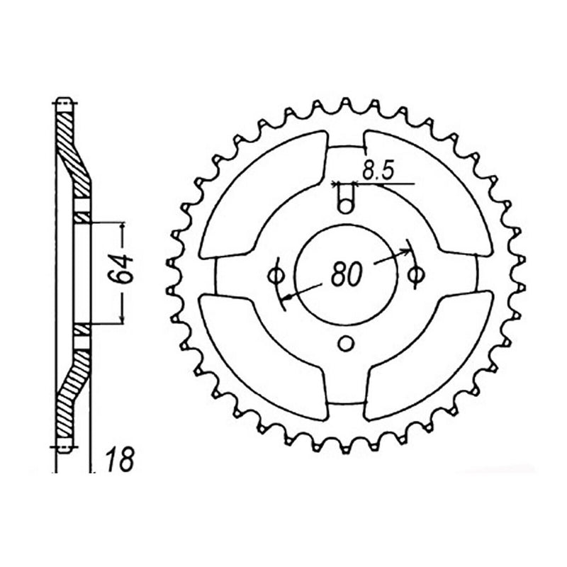 Load image into Gallery viewer, Sprocket Kit Yamaha AG100 - 428H 13/51
