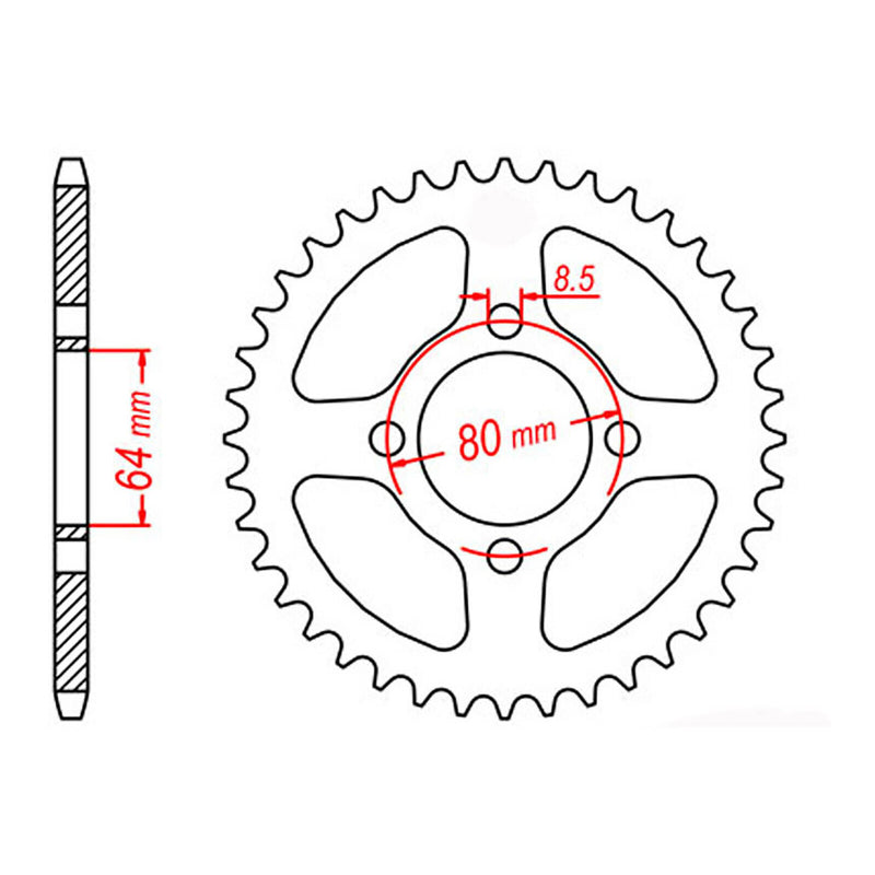 Load image into Gallery viewer, Sprocket Kit Yamaha TTR50 - 420MS 13/37
