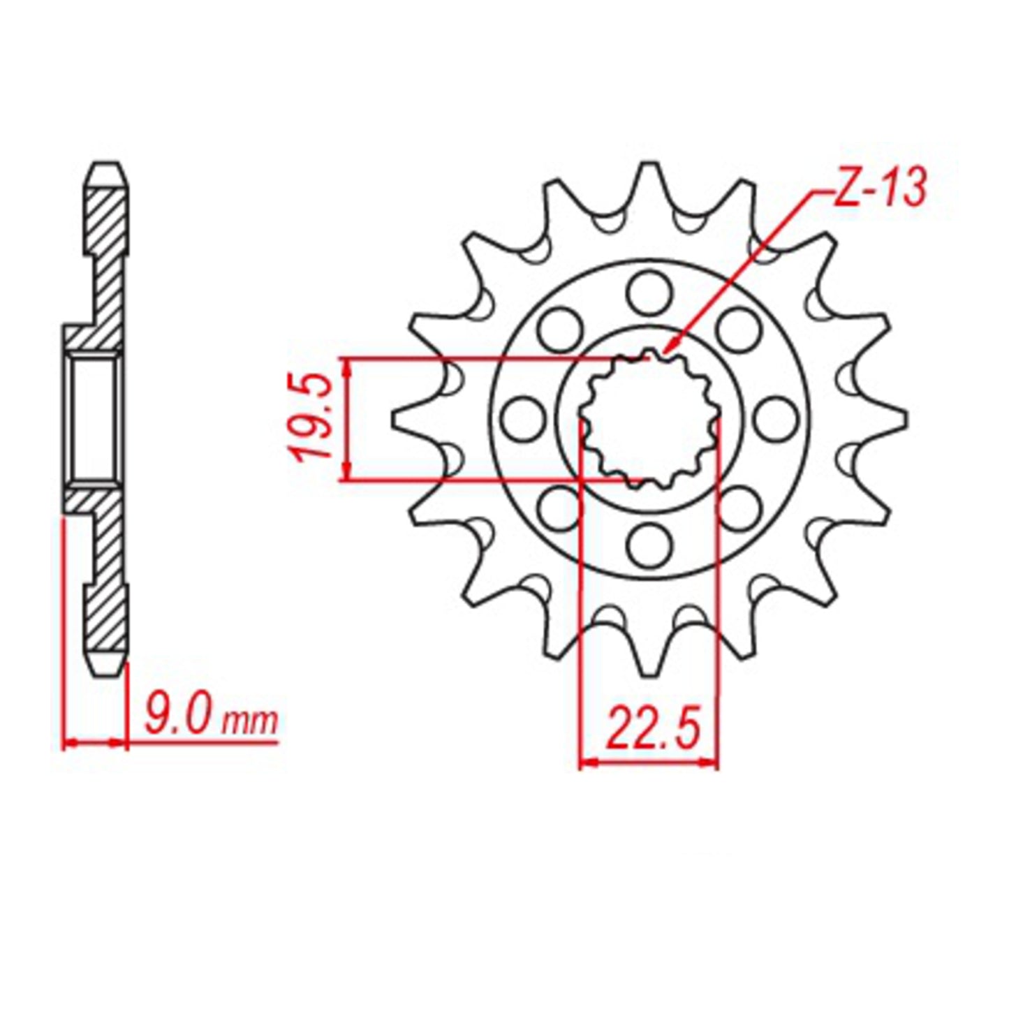 Sprocket Kit Suzuki RMZ250 - 520KXZ 13/49