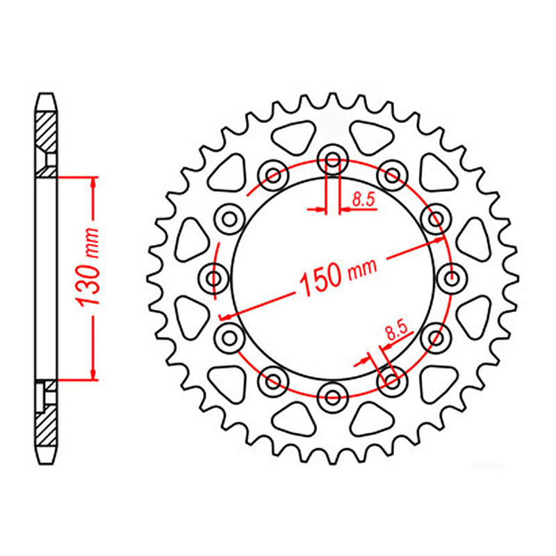 Load image into Gallery viewer, Sprocket Kit Honda CB250 Hornet - 520H 14/45
