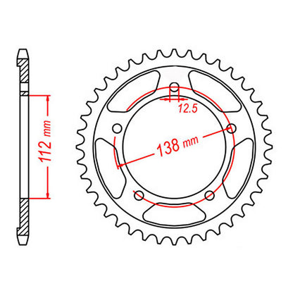 Sprocket Kit Honda XL1000V Varadero '99-'10 (recommend) 525ZXW 16/47