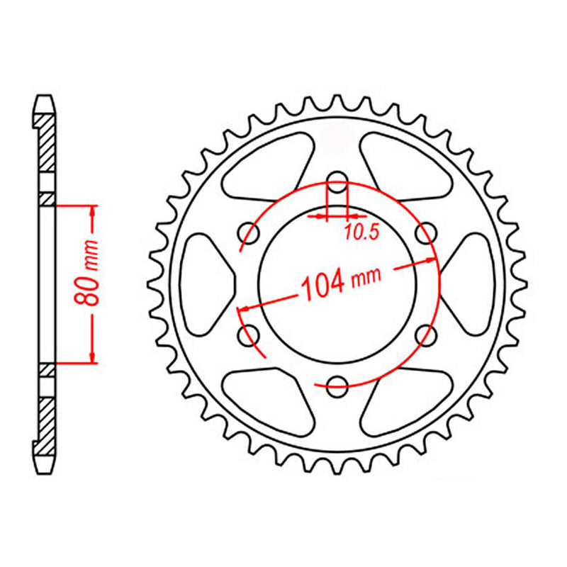 Load image into Gallery viewer, Sprocket Kit Kawasaki ZX9R '02-'04 Gold (economy) - GB525XRE 16/41
