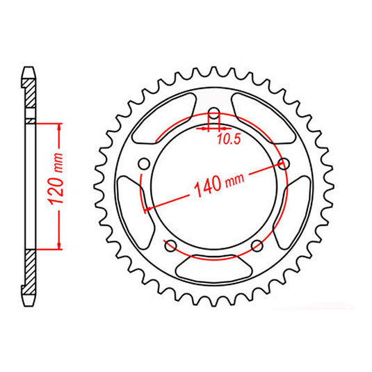 Sprocket Kit Suzuki GSXR1000 '01-'06 (K1-K6) (economy) - 530XRE 17/42
