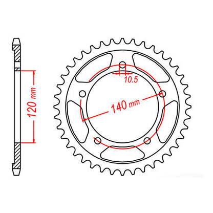 Sprocket Kit Suzuki GSX1300BK B-King '08-'10 - 530ZXW 18/43