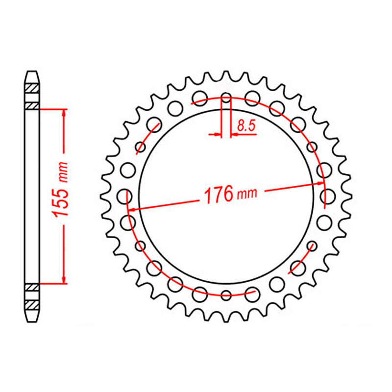Load image into Gallery viewer, Sprocket Kit Triumph Sprint RS/ST 955 - 530XRE 19/43
