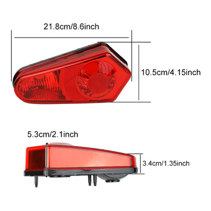 Whites Tail Light Lens Only Polaris