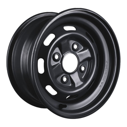 Whites ATV/UTV Steel Rim 12x6 Honda Front 4/110 +25 - Black