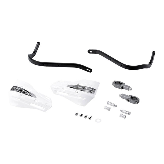 Zeta Armor Handguard XC Kit for 22.2mm Bar - Black / White