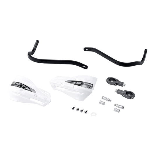 Zeta Armor Handguard XC Kit for 28.6mm Bar - Black / White