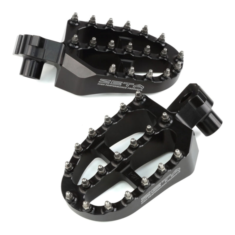 Load image into Gallery viewer, Zeta Aluminium Footpegs YZF 250-450 / YZ125-250 - Black
